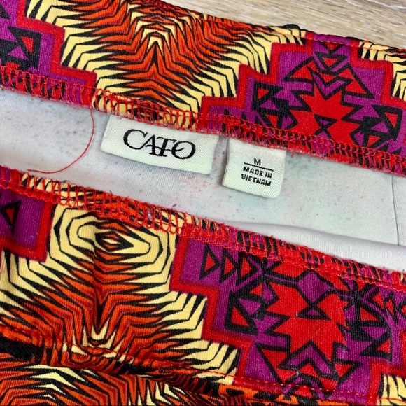 Brocade Mix Pattern Stretch Pencil Skirt - Picture 2 of 3